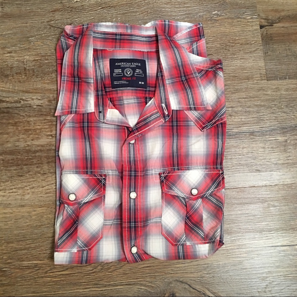 American Eagle Button Up - image 3